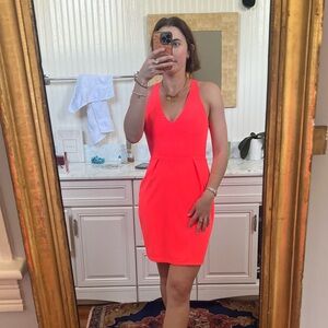 Amanda Uprichard Neon Pink Dress